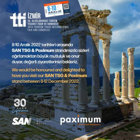 SAN TSG is at Travel Turkey Izmir!